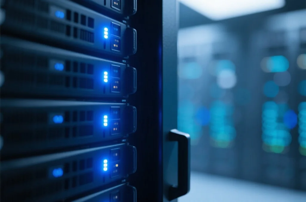 现代数据中心服务器机架